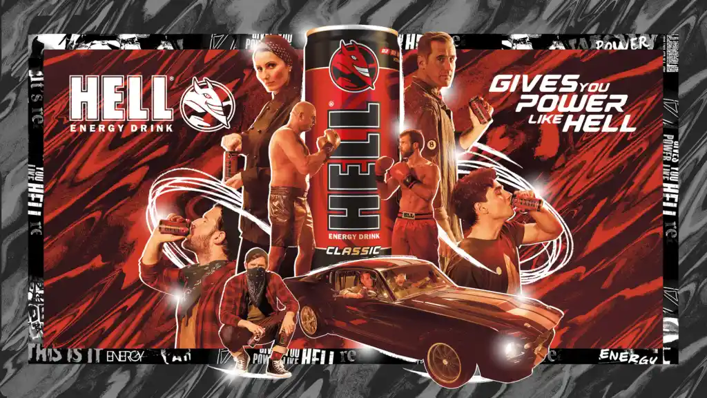 Hell Energy international campaign — Vision Studio work